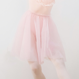 Load image into Gallery viewer, Sollune Children&#39;s Multi-color Double-layer Lace Floral Waist Mid-length Transparent Net Edge Lace Romantic Ballet Soft TUTU Rehearsal Dress