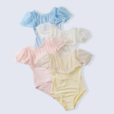 Load image into Gallery viewer, SolluneSPF 50 + Cooling Function Fabric Imported Net Fabric Embroidered Bubble Sleeve Ballet Body Suit Geselle